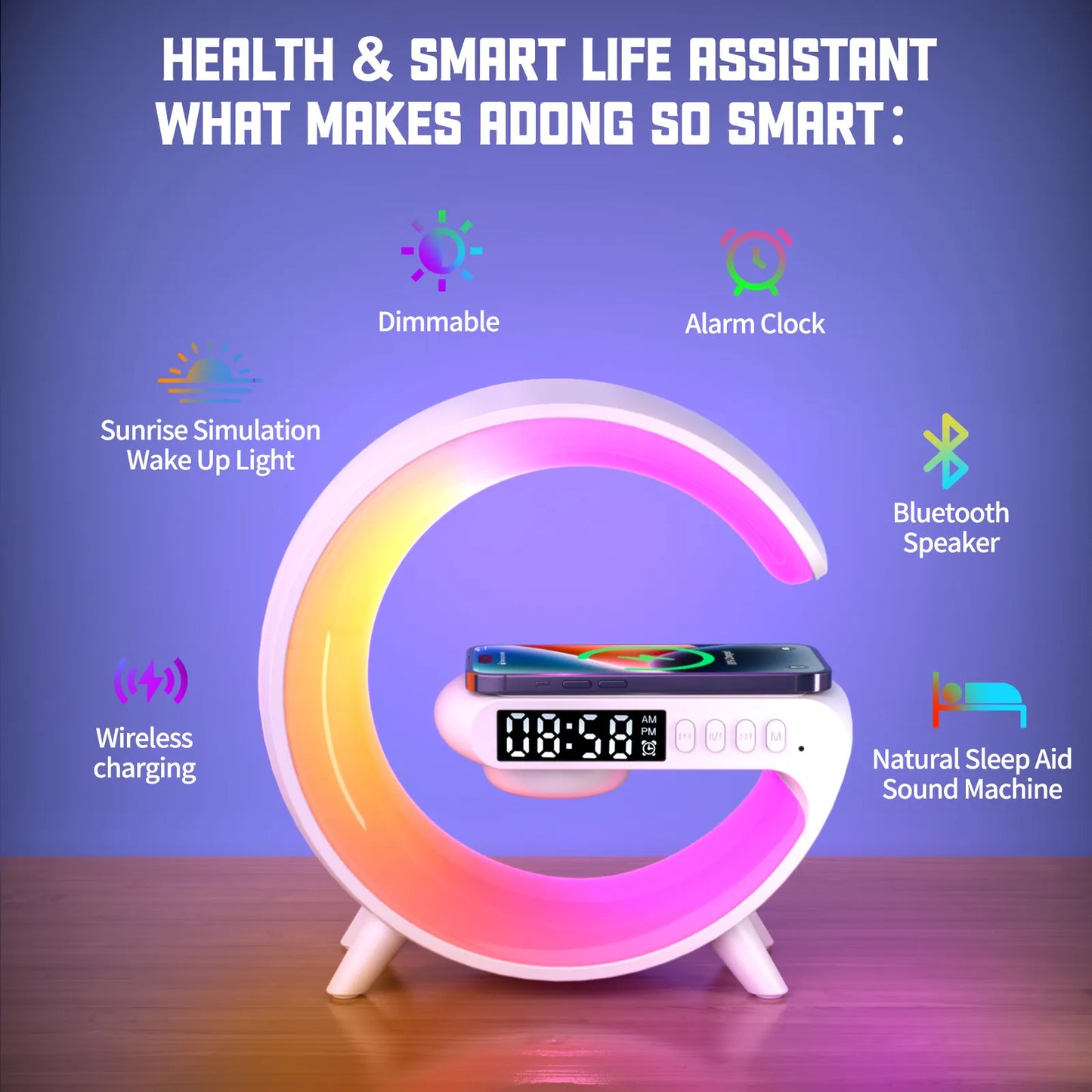 Stylish Multifunction Wireless Charger Stand