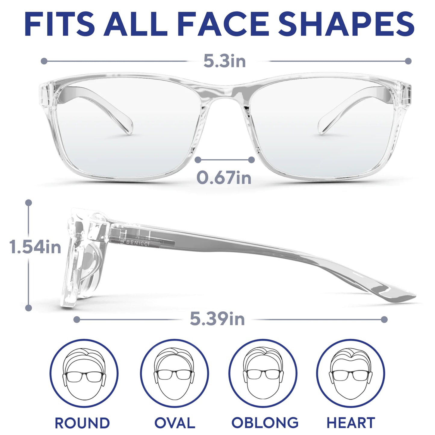 Stylish Blue Light Computer Glasses