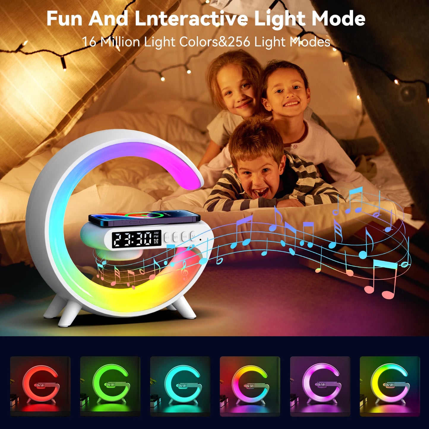 Stylish Multifunction Wireless Charger Stand