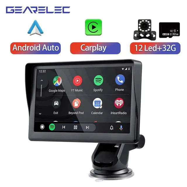 Portable 7-Inch Car Radio Multimedia Video Player