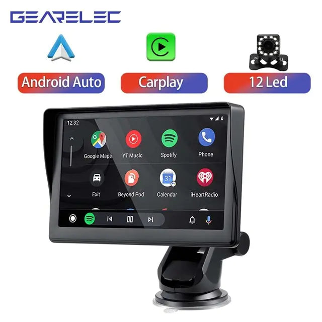 Portable 7-Inch Car Radio Multimedia Video Player