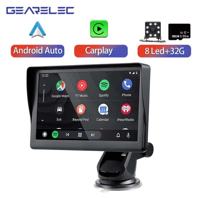 Portable 7-Inch Car Radio Multimedia Video Player