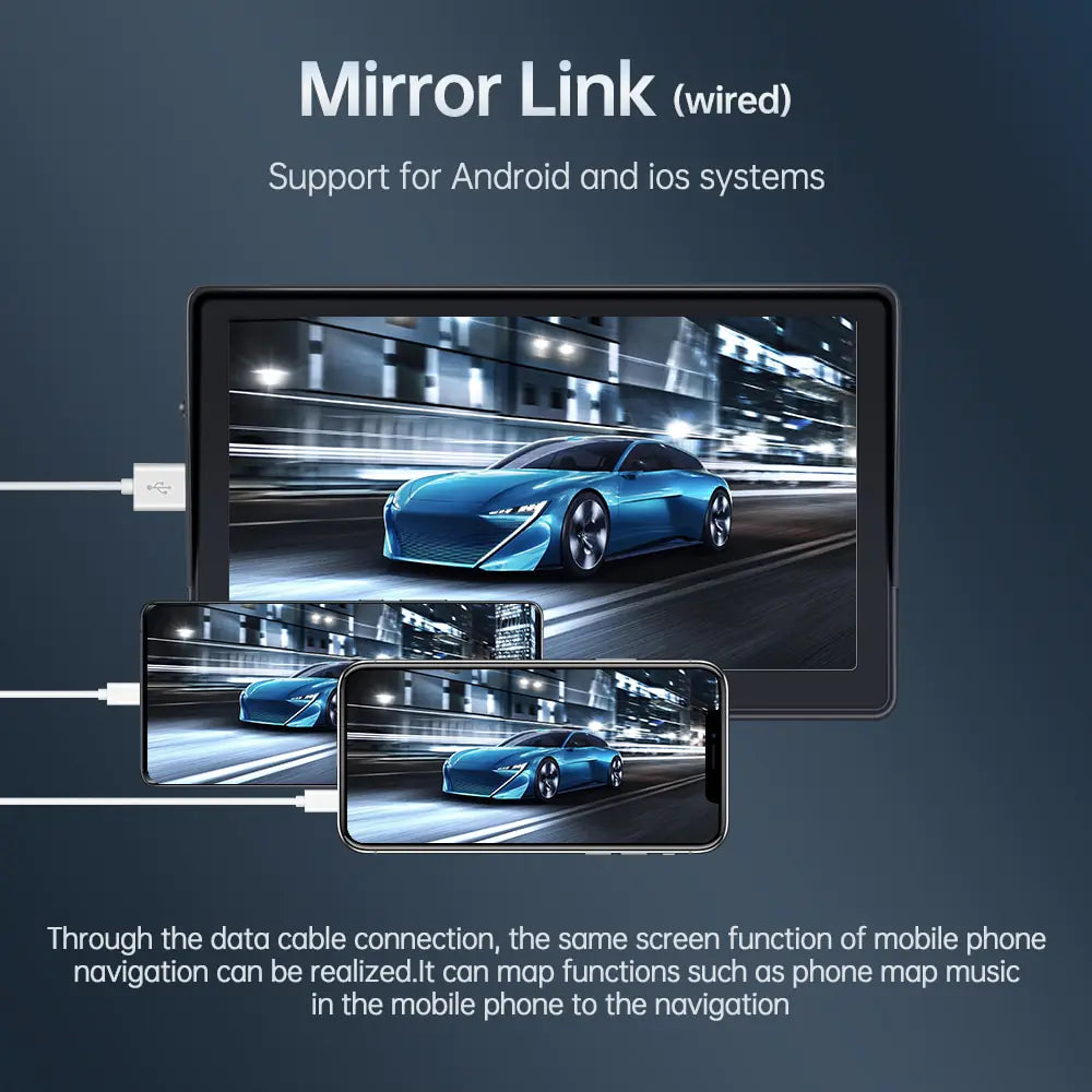 Portable 7-Inch Car Radio Multimedia Video Player