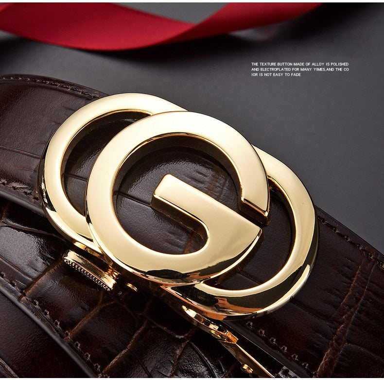 Men's Crocodile Luxury Belt