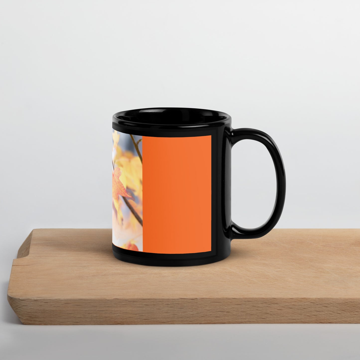 Sweeter Weather(Fall) Black Glossy Mug