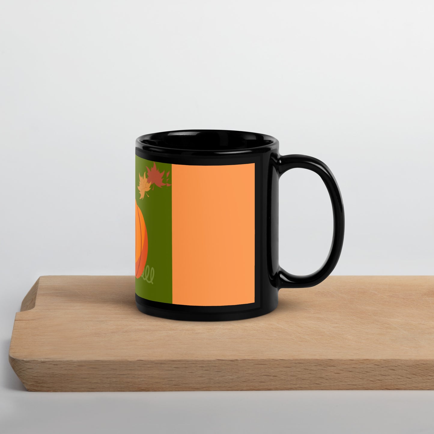 Fall Black Glossy Mug