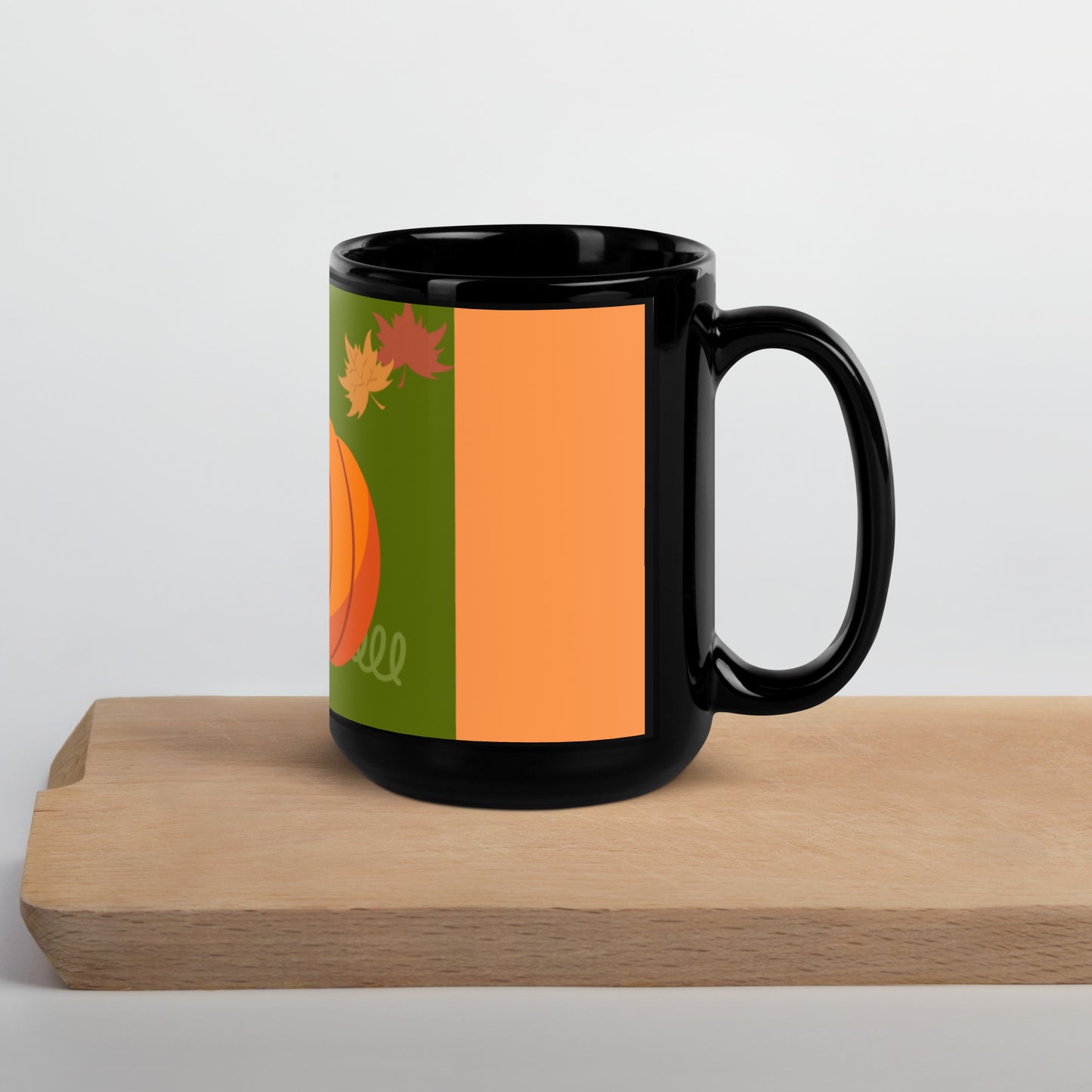 Fall Black Glossy Mug