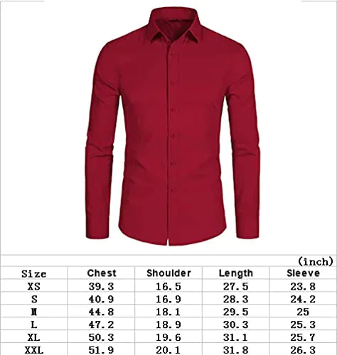 Men's Long Sleeve Button Up Shirt