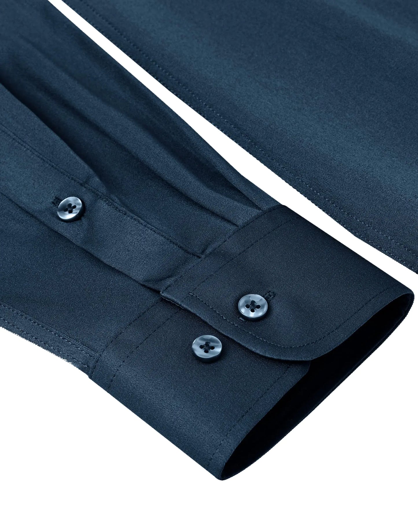 Men's Slim Fit Long Sleeve Light Navy