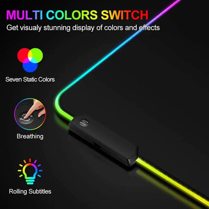 Waterproof LED Mouse Pad Waterproof