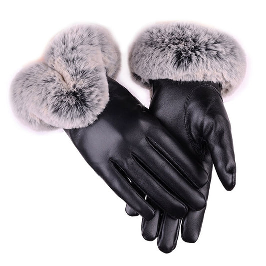 Women Winter Faux Gloves