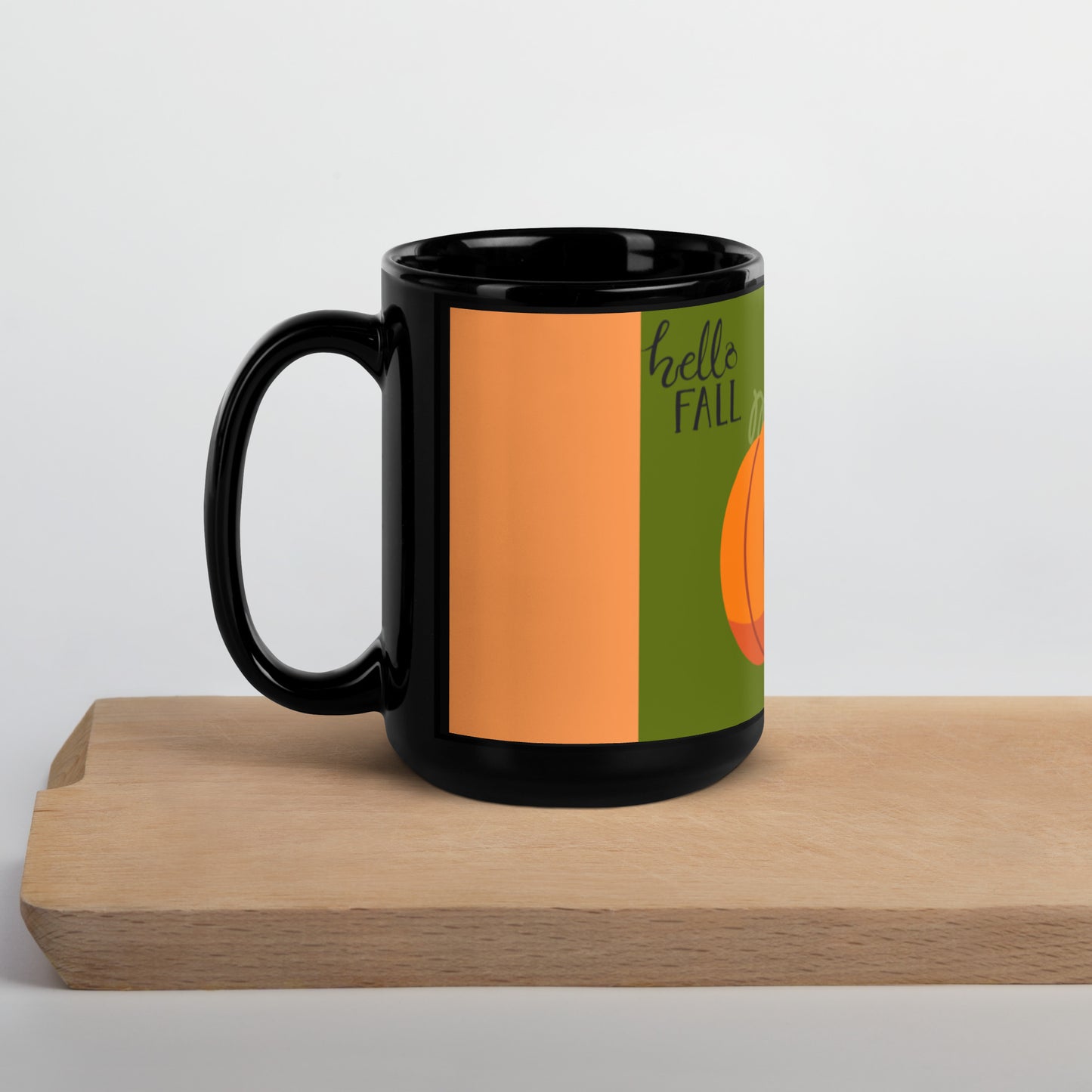 Fall Black Glossy Mug