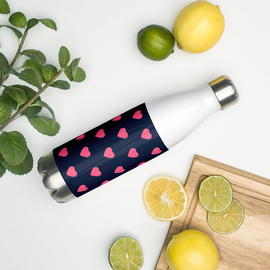 Heart Stainless Steel Water Bottle