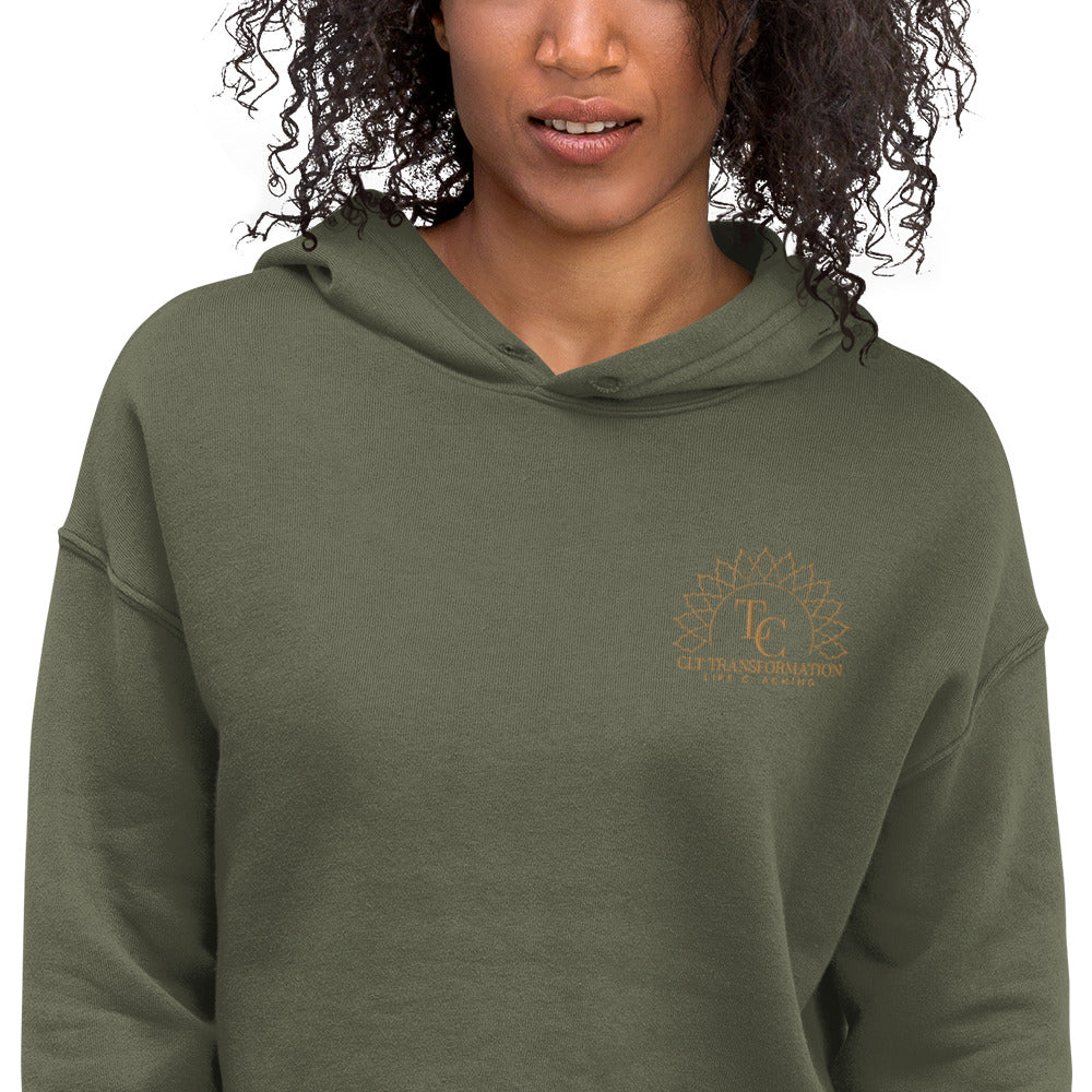 TLC Logo Crop Hoodie